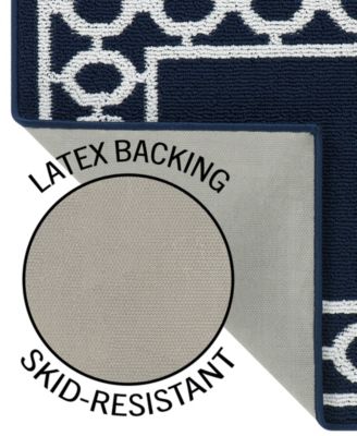 Christine Trellis Border Tufted Runner Rugs