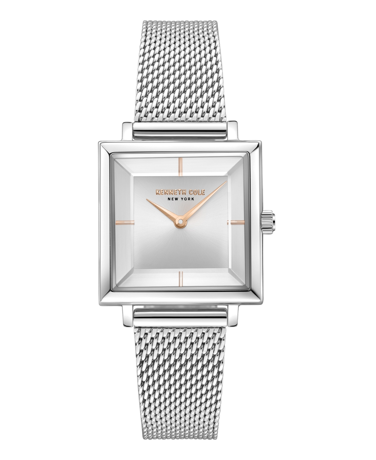 Kenneth Cole New York Women's Quartz Classic Silver-tone Stainless Steel Watch 29mm