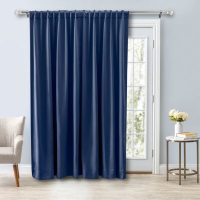 Ultimate Black-Out 2-Way Pocket Double-wide Curtain Panel 112"W x 84"L