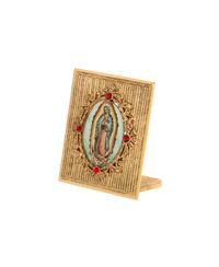 Crystal Our Lady of Guadalupe Plaque