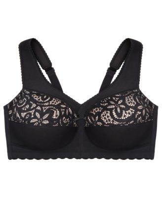 Women's Full Figure Plus Size MagicLift Cotton Wirefree Support Bra 1001