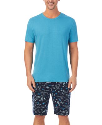 Cuddl Duds - Men's 2-Pc. T-Shirt & Shorts Pajama Set