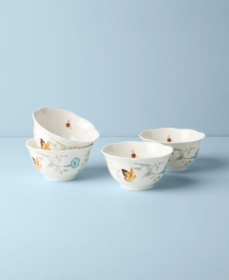 Butterfly Meadow Rice Bowls, Set of 4