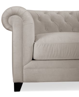 CLOSEOUT! Kallison 52" Fabric Arm Chair, Created for Macy's