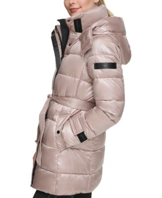Karl Lagerfeld Jeans, Dames, Belted Puffer, Regular Fit, Grijs, L