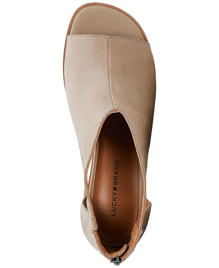 Lucky brand shop peep toe sandals