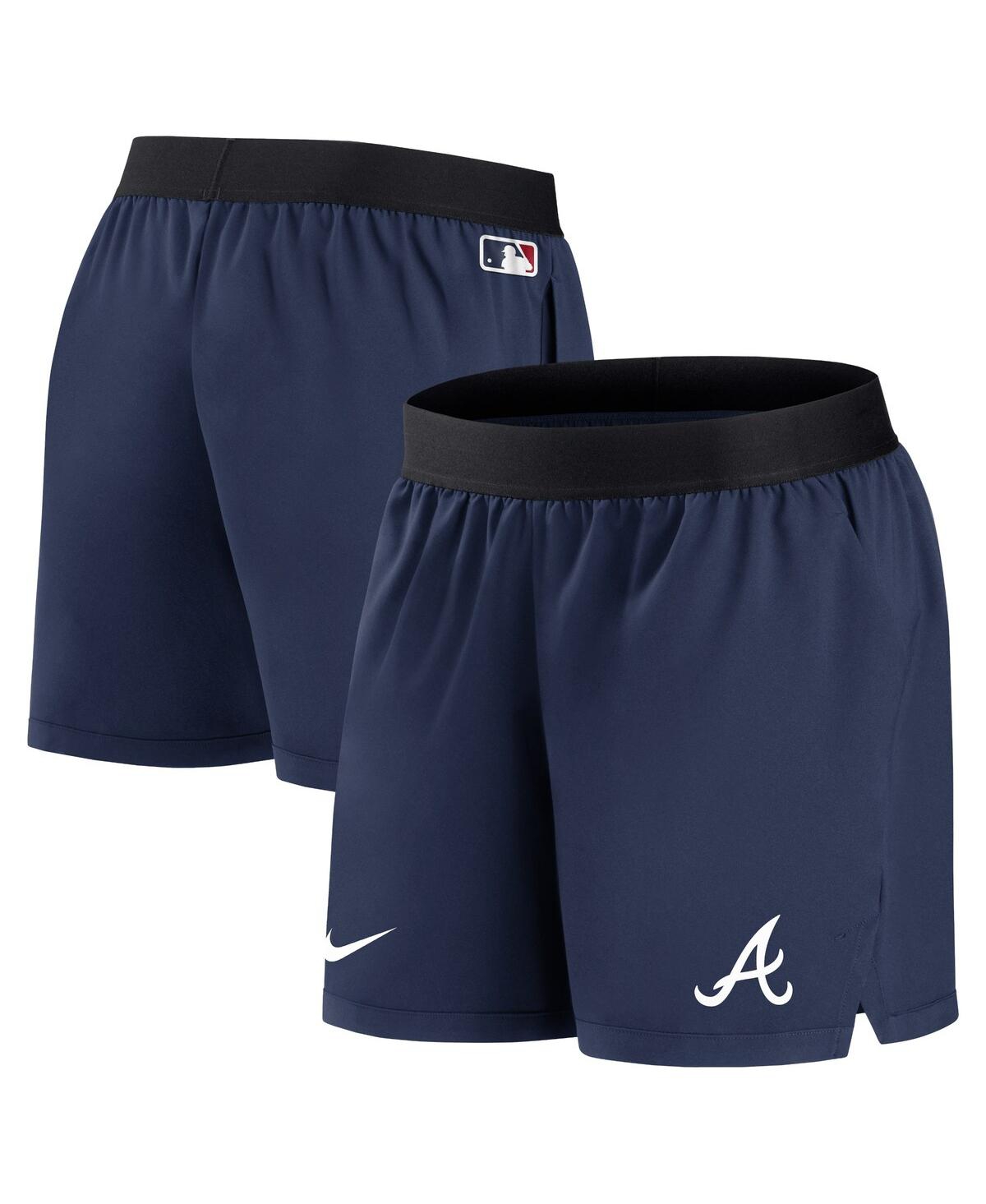 Nike Women's  Navy Atlanta Braves Authentic Collection Team Performance Shorts