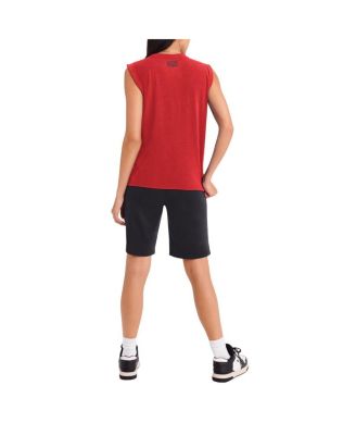 Women's Red Los Angeles Angels Madison Tri-Blend Tank Top