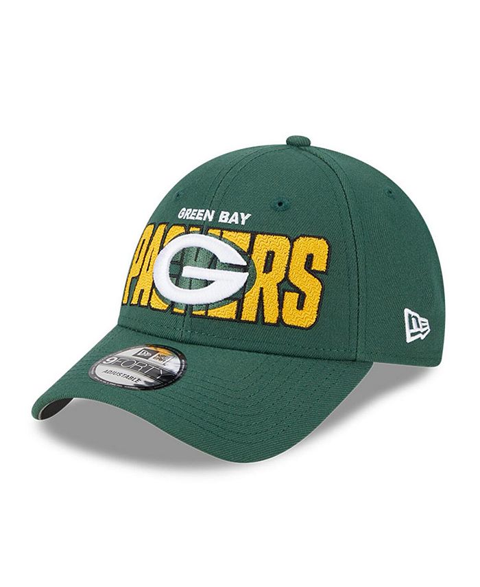New Era Men's Green Green Bay Packers 2023 NFL Draft 9FORTY Adjustable ...