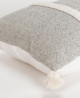 Modern Strip Lumbar Decorative Pillow, 14" x 26"