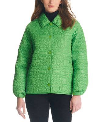 kate spade new york - Women's Floral Quilted Coat