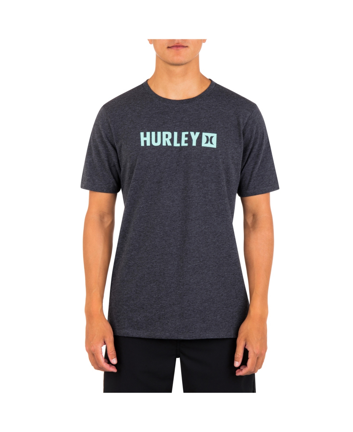 Hurley Men's Everyday The Box Short Sleeve T-shirt In Black Heather