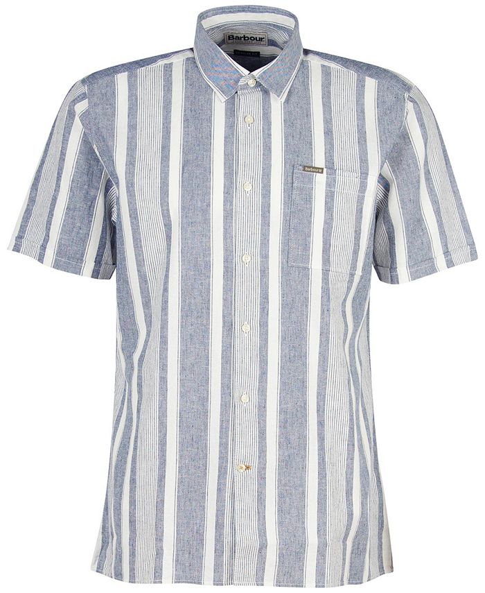 Barbour Men's Thewles Short-Sleeve Striped Shirt - Macy's