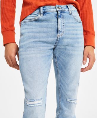 Men's Melbourne Slim-Fit Destroyed Jeans, Created for Macy's 