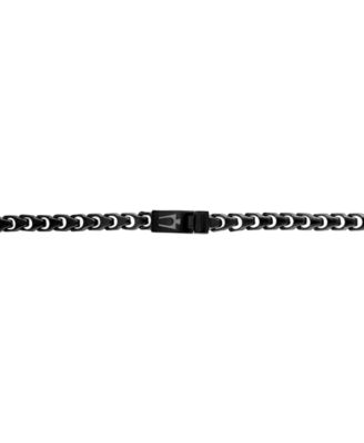 Men's Link Chain 22" Necklace in Black-Plated Stainless Steel