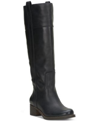 Womens Hybiscus Knee High Riding Boots Regular Wide Extra Wide Calf