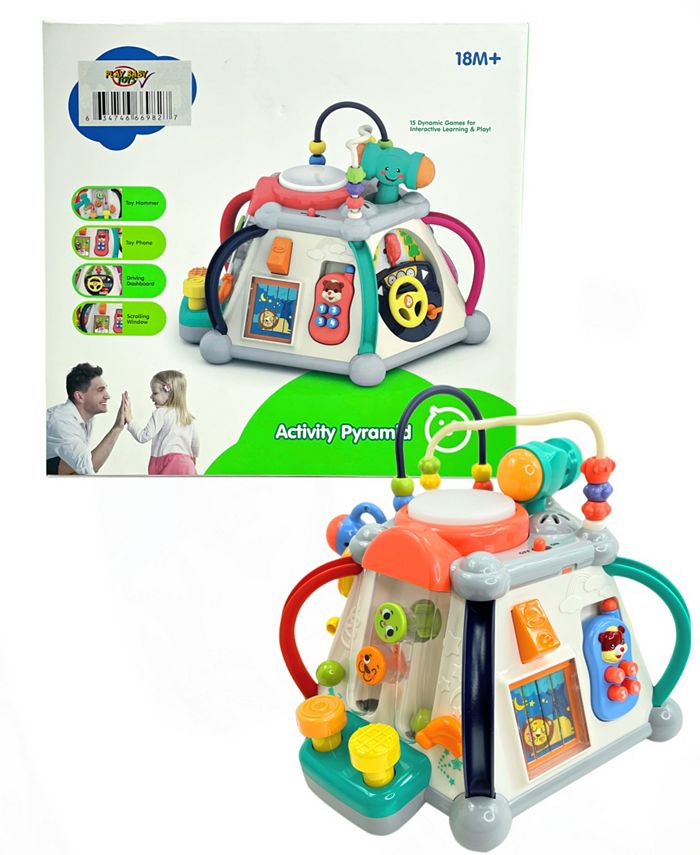 Play Baby TOYS Educational Hexagon Shaped Activity Center for Babies