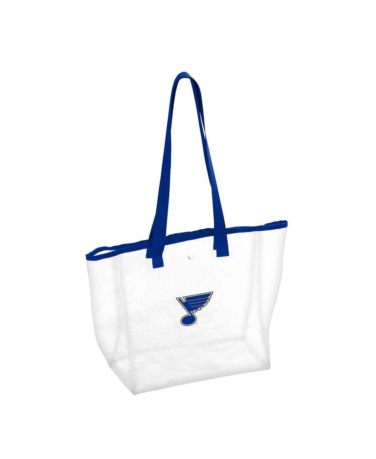 Logo Brands Women's St. Louis Blues Stadium Clear Tote In Clear,royal