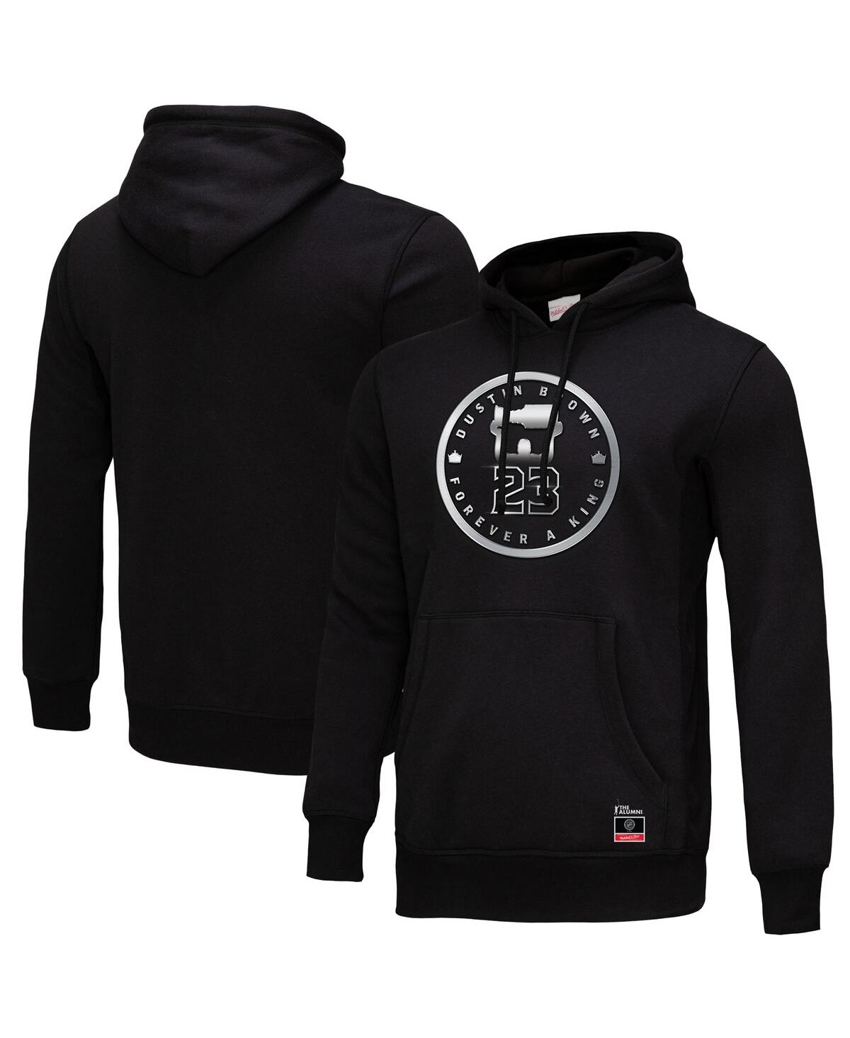 Shop Mitchell & Ness Men's  Dustin Brown Black Los Angeles Kings Forever A King Pullover Hoodie