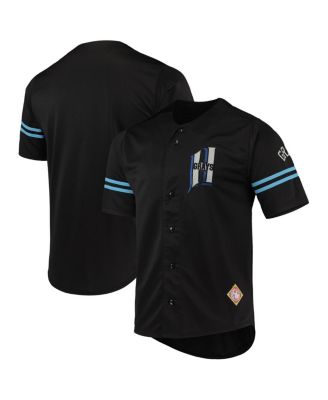 Men's Black Homestead Grays Button-Down Jersey