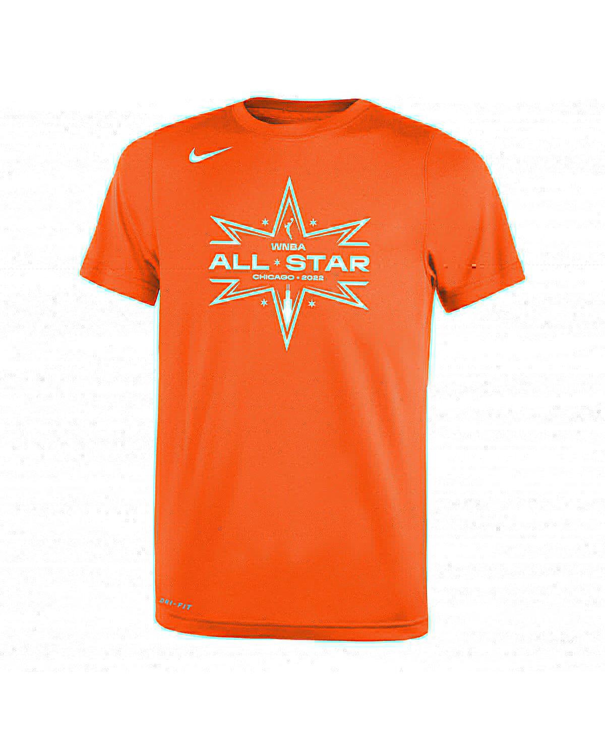 Shop Nike Big Boys And Girls  Orange 2022 Wnba All-star Game Logo Legend Performance T-shirt