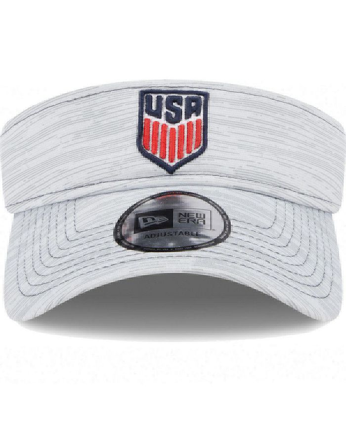 New Era Men's Gray USMNT Adjustable Visor Macy's