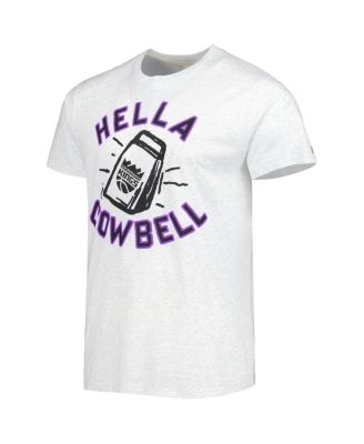 Men's and Women's Ash Sacramento Kings Hometown Hyper Local Tri-Blend T-shirt