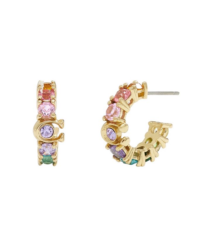 Coach new arrivals rainbow earrings