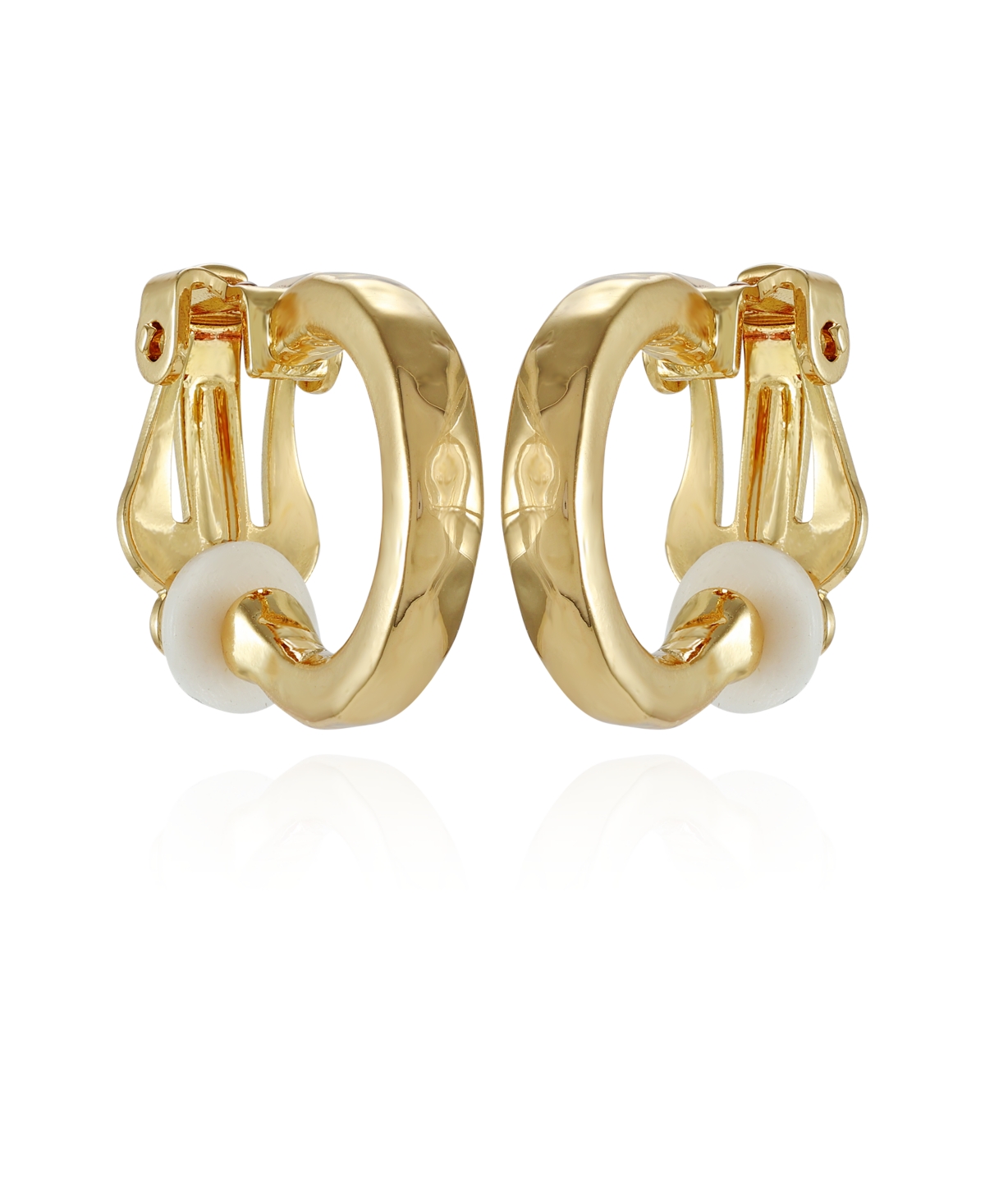 T Tahari Gold-tone Mini Huggie Hoop Earrings