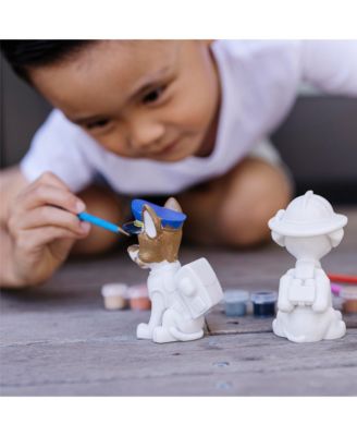 Melissa & Doug PAW Patrol Craft Kit - 3 Decorate Your Own Pup Figurines