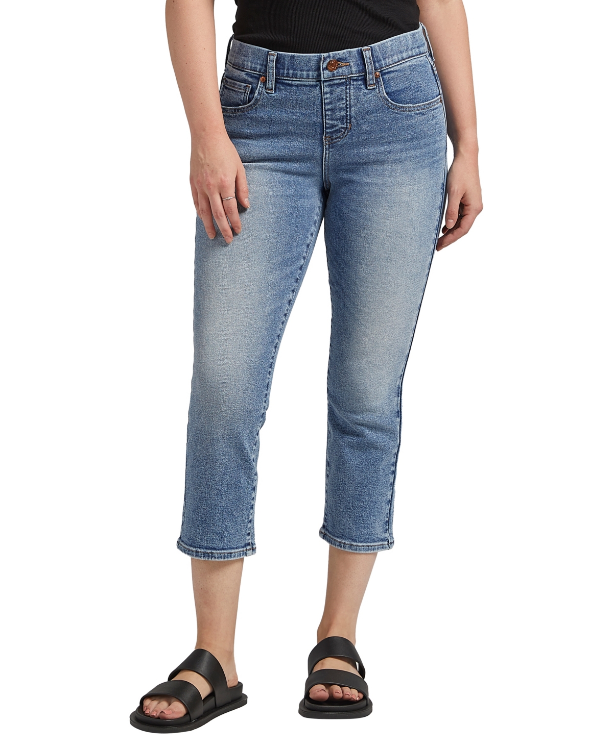 Jag Women's Maya Mid Rise Capri Jeans