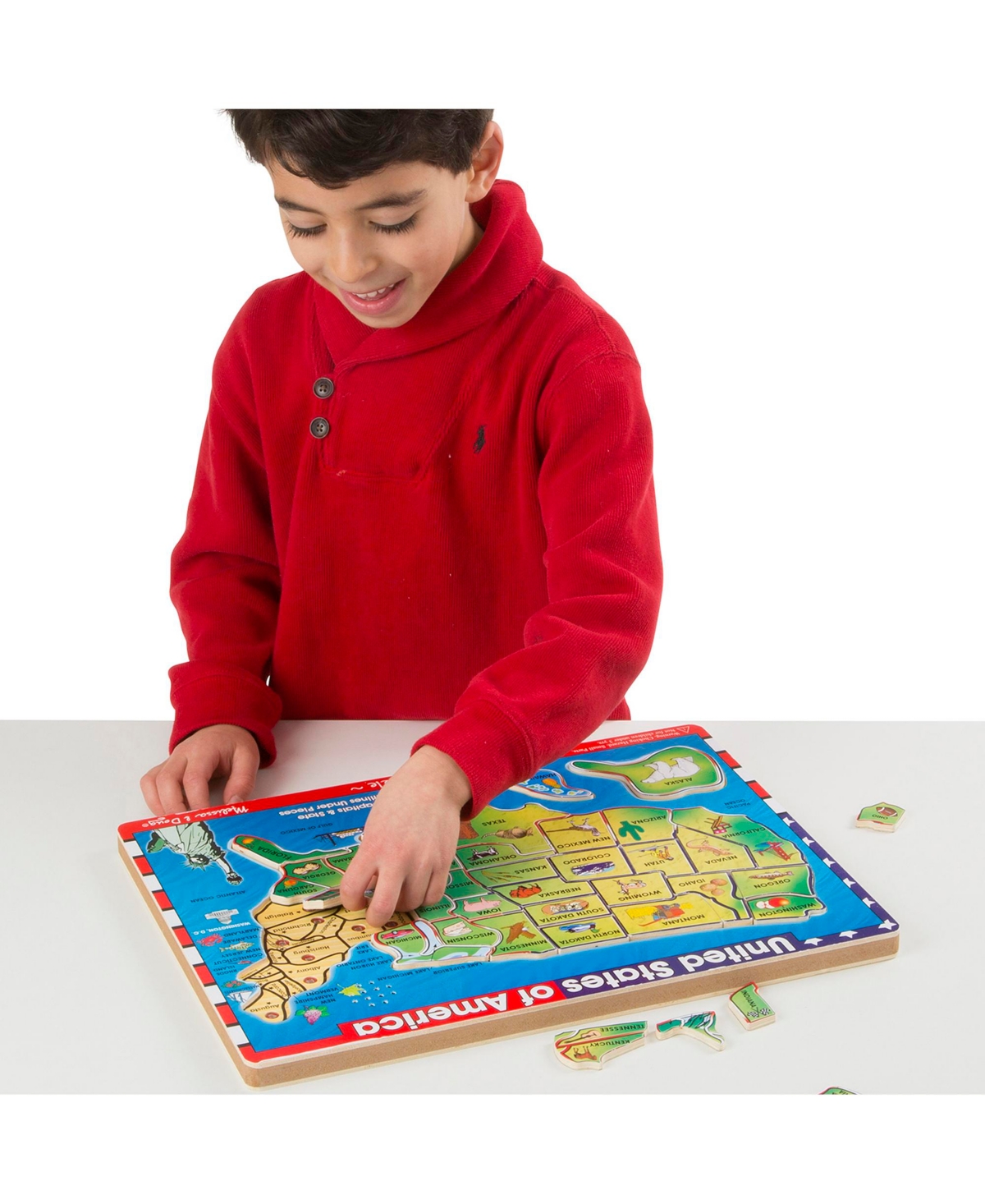 MELISSA & DOUG MELISSA & DOUG USA MAP SOUND PUZZLE 