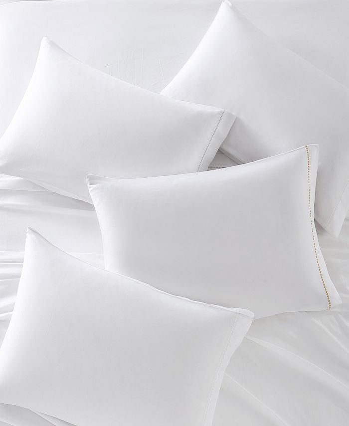 Vera Wang Simple Dot 300Thread Count Cotton Sateen 4 Piece Sheet Set