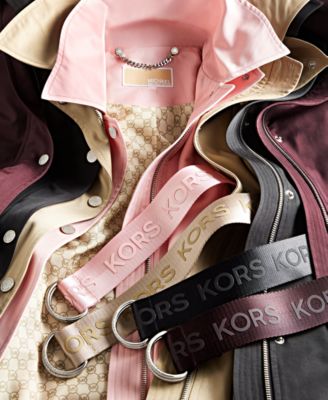 Michael Kors Women's Hooded Belted Trench Coat, Created for Macy's