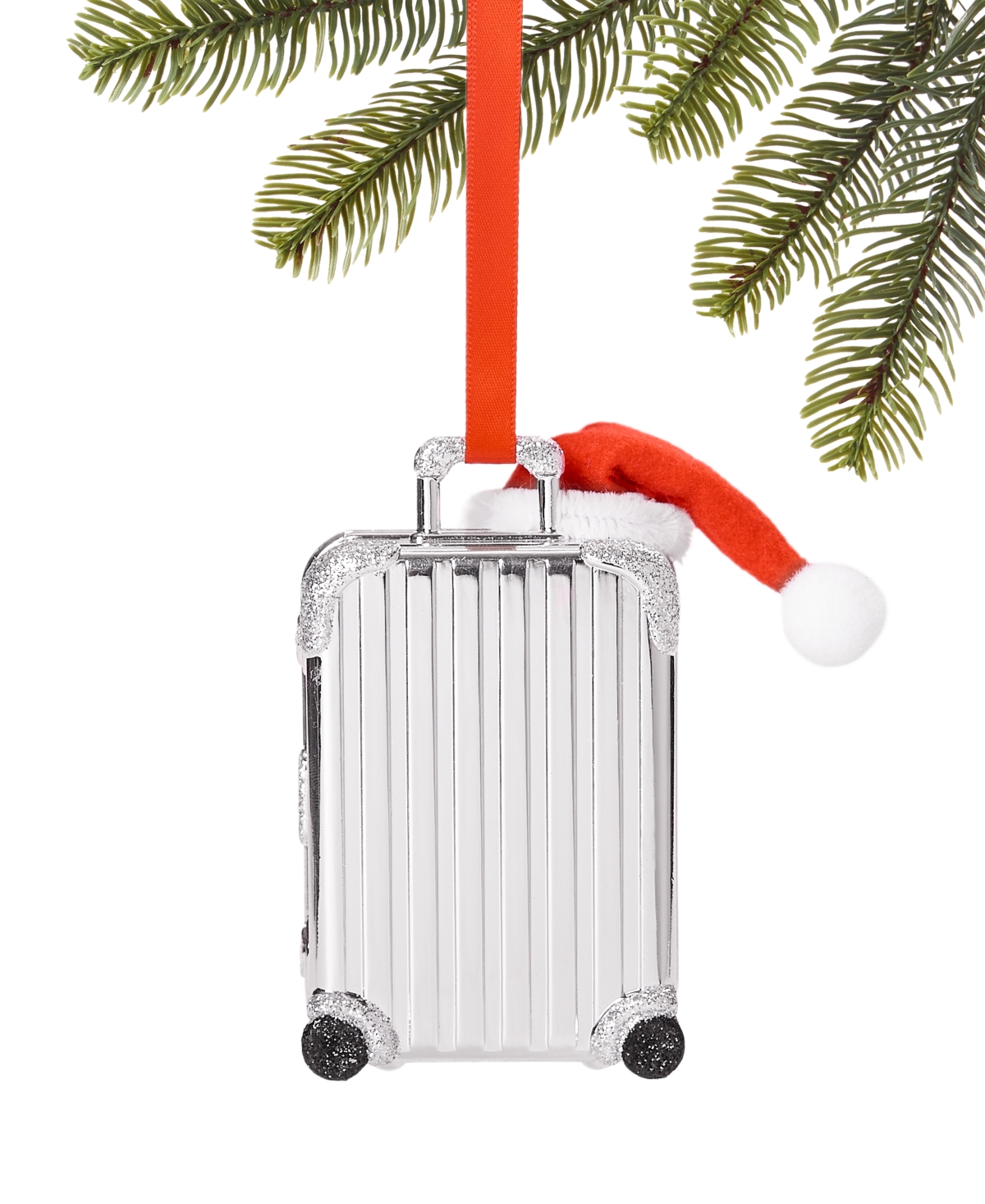 Holiday Lane Around The World Santa Hat Suitcase Ornament, Exclusively At Macy's In No Size