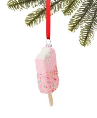 Sweet Tooth Pink Sprinkle Ice Cream Bar Ornament, Exclusively at Macy's