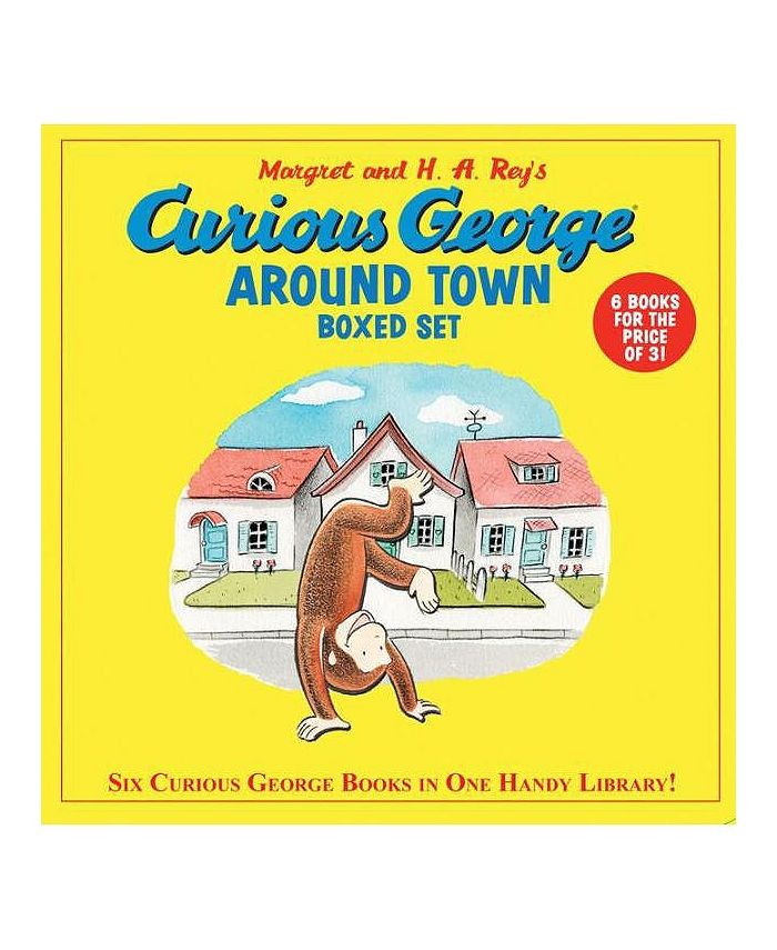 Barnes And Noble Curious George Around Town 6 Book Box Set 6 Favorite 8x8s By H A Rey Macys