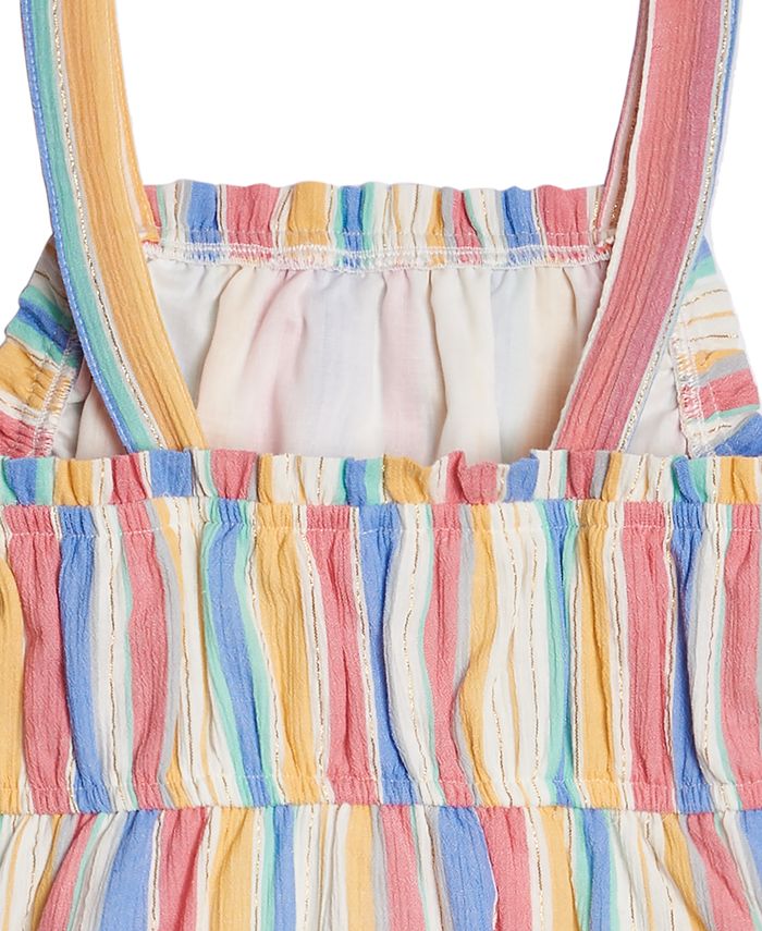 Epic Threads Big Girls Rainbow Striped Sundress, Created For Macy's
