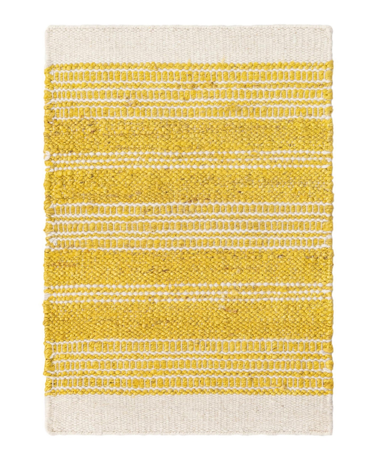 Bayshore Home Lasso Lss-01 6'1in x 9' Area Rug - Yellow