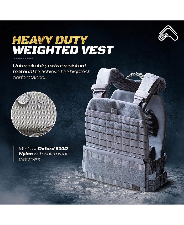 Tribe WOD Adjustable Weighted Vest for Men and Women Workout, Designed for Endurance Strength