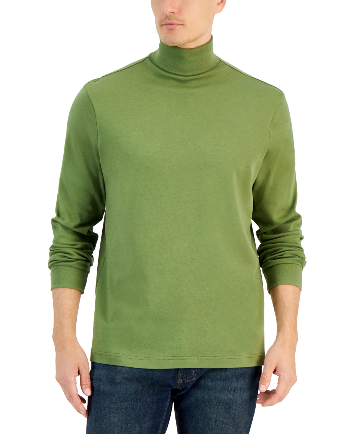 Club Room Men's Solid Turtleneck Shirt, Created for Macy's