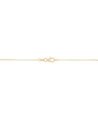 Lattice Teardrop 18" Lariat Necklace in 10k Gold