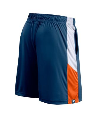 Men's Navy Chicago Bears Prep Colorblock Shorts
