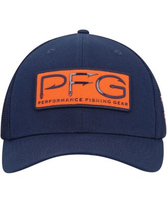 Men's Navy Auburn Tigers PFG Hooks Flex Hat