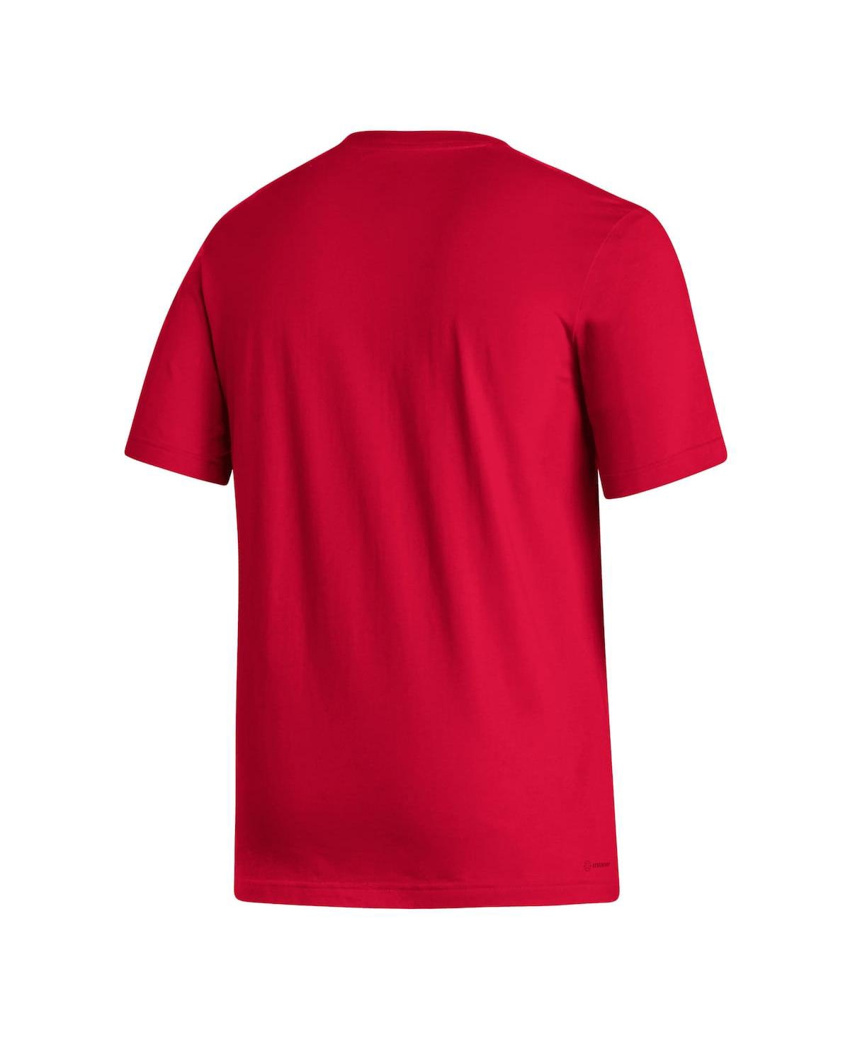 Shop Adidas Originals Men's Adidas Crimson Indiana Hoosiers Locker Lines Baseball Fresh T-shirt