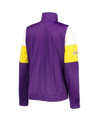 Women's Purple Los Angeles Lakers Change Up Full-Zip Track Jacket