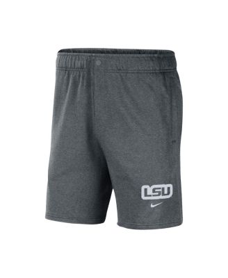 Men's Gray LSU Tigers Fleece Shorts