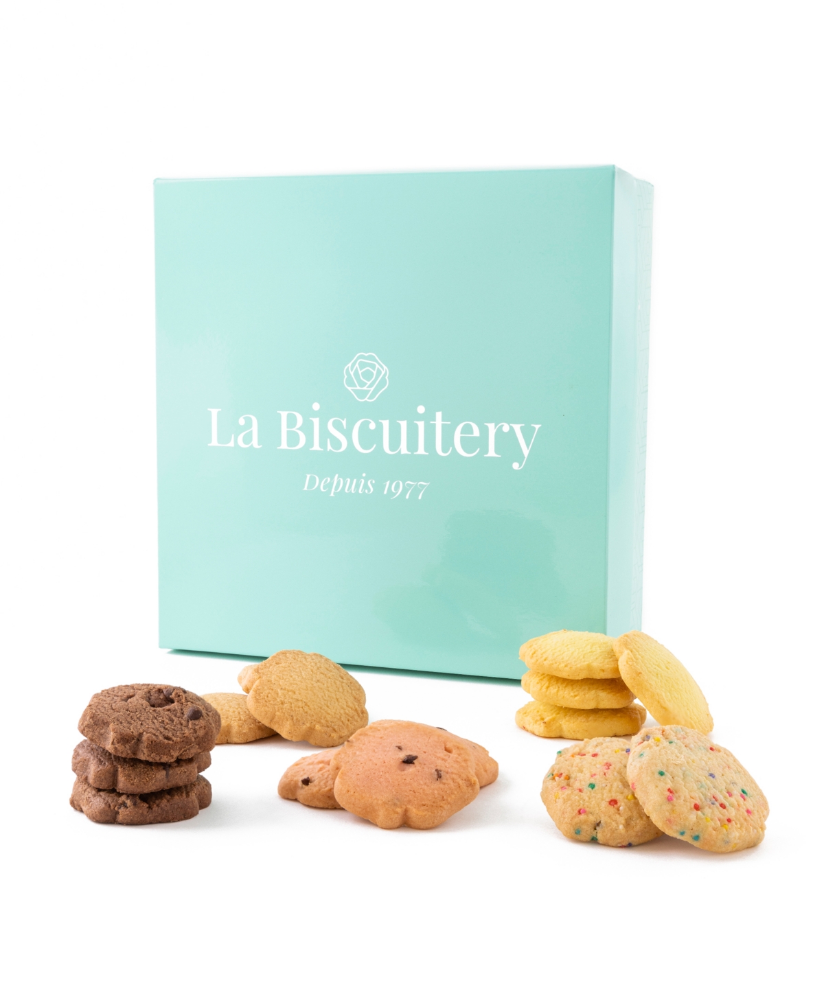 La Biscuitery Le Carre Cookie Box In No Color