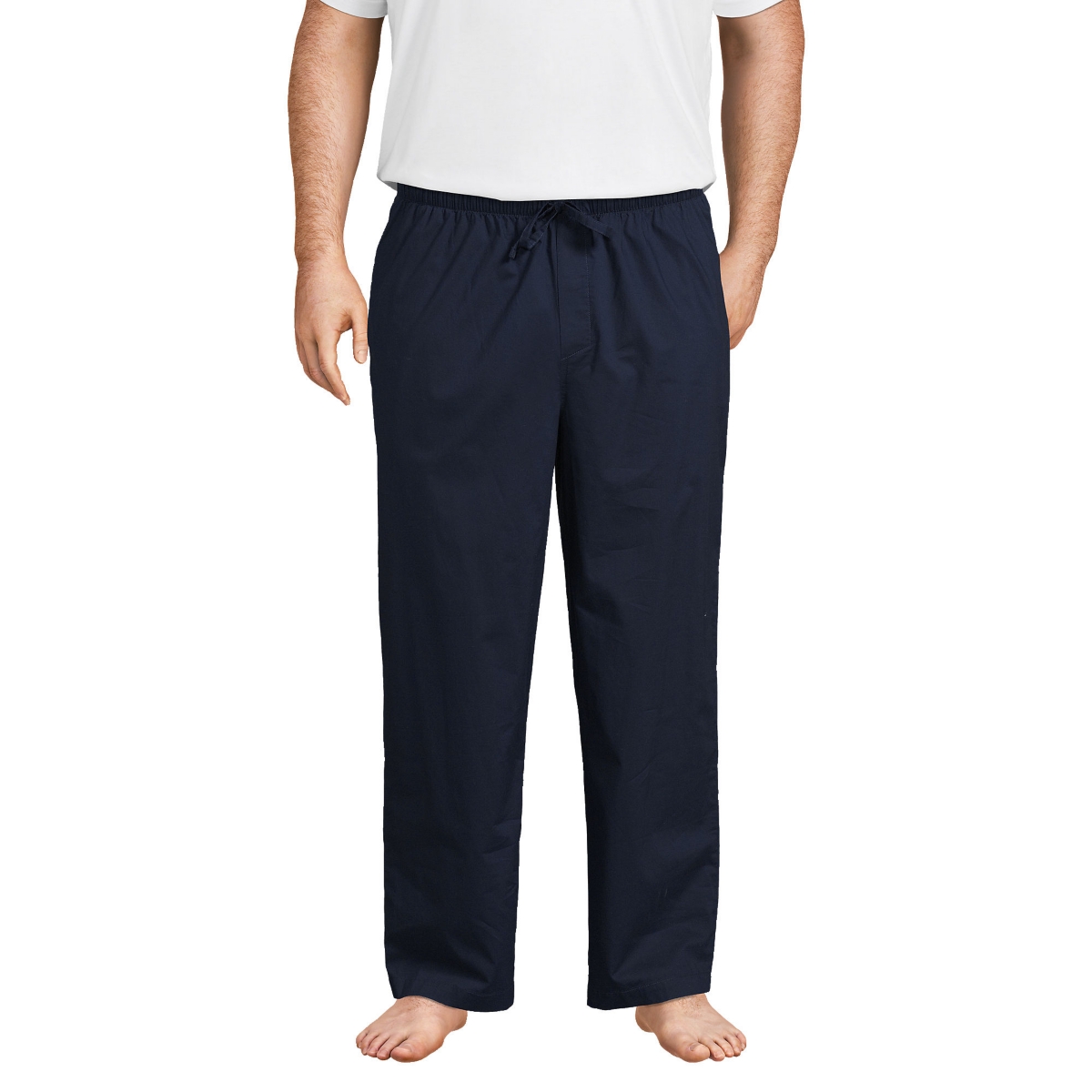 Big & Tall Poplin Pajama Pants - Radiant navy