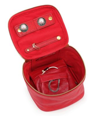 Celosia Cube Leather Jewelry Case